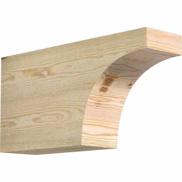 Ekena Millwork Huntington Rough Sawn Rafter Tail, Douglas Fir, 6"W x 12"H x 24"L RFT06X12X24HUN00RDF - main